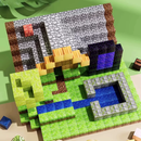 Blocos Magnéticos de Montagem Infantil estilo Minecraft – Conjunto Educativo com Caixa de Armazenamento
