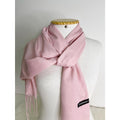 Cachecol Pashmina Unissex Liso 130g com Franjas
