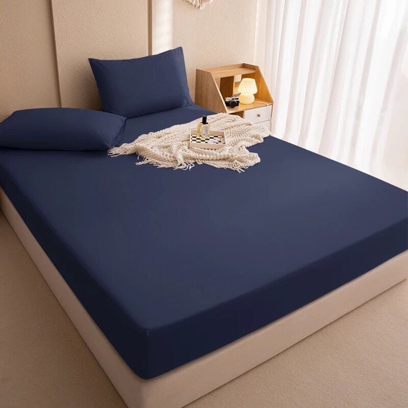 Conjunto Lençol e Fronhas Impermeável Anti-Ácaro - SleepGuard