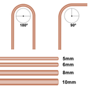 Dobrador de Tubos 4 em 1 – Ferramenta Manual para Dobrar Tubos 5mm, 6mm, 8mm e 10mm até 180°