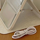 Espelho de Maquiagem com Iluminação LED Recarregável Portátil