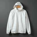 Jaqueta Masculina Corta Vento Forrada com Capuz e Zíper