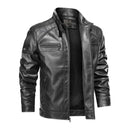 Jaqueta Masculina de Couro Slim