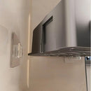 Kit 3 Suportes Organizadores de Shampoo – Prateleira de Banheiro Sem Furo em Alumínio Space Premium