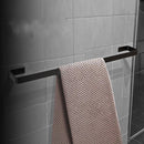 Kit Acessórios de Banheiro Preto de Alumínio