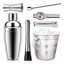 Kit Caipirinha Profissional 7 Peças com Coqueteleira Inox