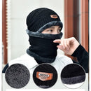 Kit Inverno Unissex Touca de Frio com Gola Forrada e Luva