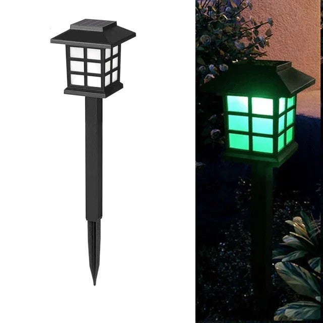 Lâmpada Oriental Solar Led Impermeável para Jardim