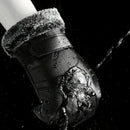 Luva de Couro Impermeável Térmica com Touch para Motoqueiro