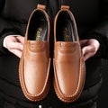 Mocassim Masculino de Couro Antiderrapante - ClassLine