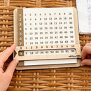 Quadro Montessori de Multiplicação em Madeira – Brinquedo Educativo de Matemática para Crianças