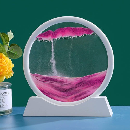 Quadro de Decoração de Areia Movediça Fluindo 3D