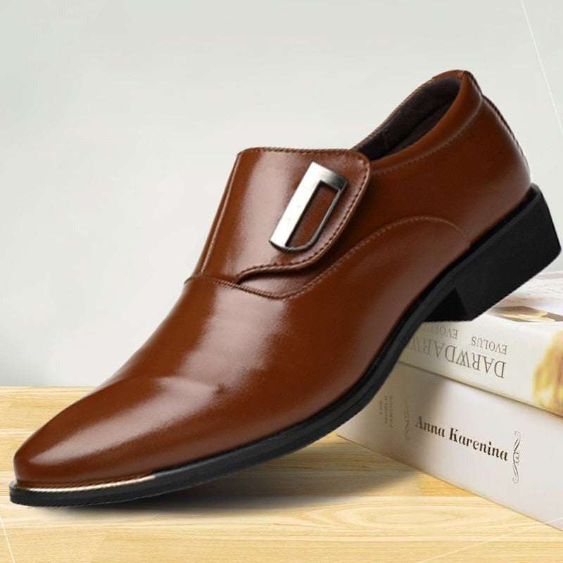 Sapato Mocassim Masculino de Couro Antiderrapante - ClassicMoc