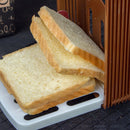 Suporte Guia de Corte para Pão – Fatiador Dobrável em Plástico para Pães Caseiros e Torradas