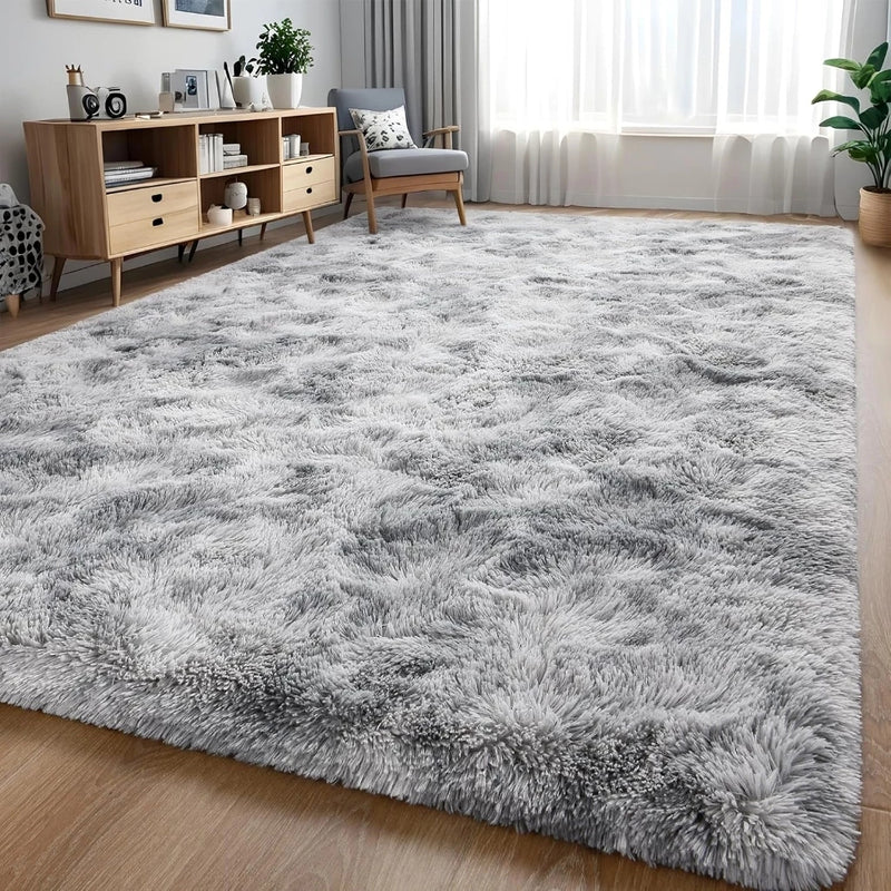 Tapete Peludo Aveludado Decorativo para Sala e Quarto
