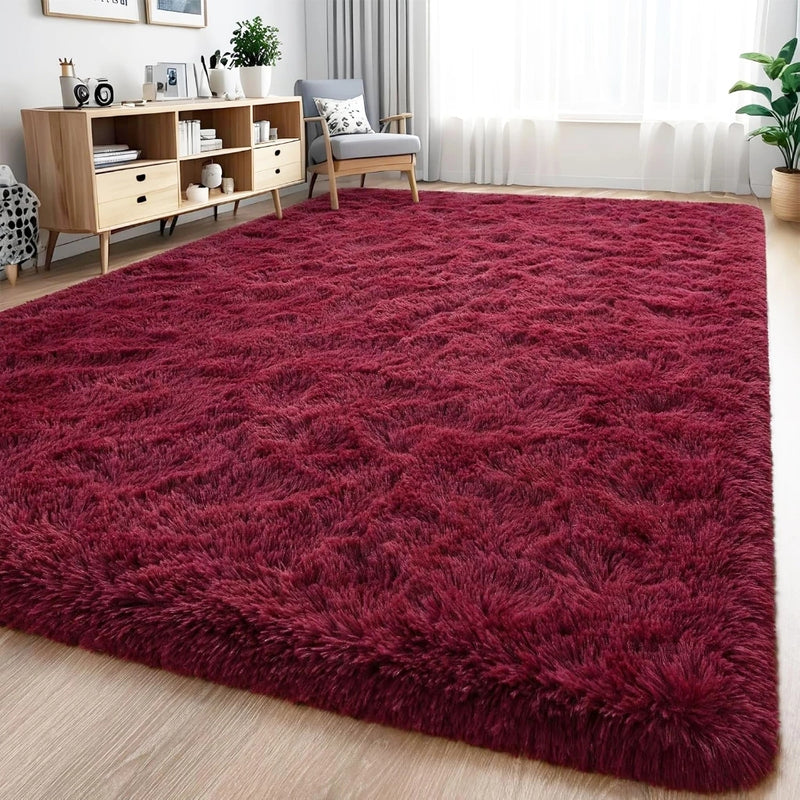 Tapete Peludo Aveludado Decorativo para Sala e Quarto