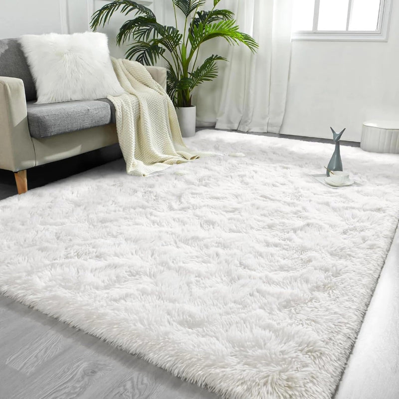 Tapete Peludo Aveludado Decorativo para Sala e Quarto