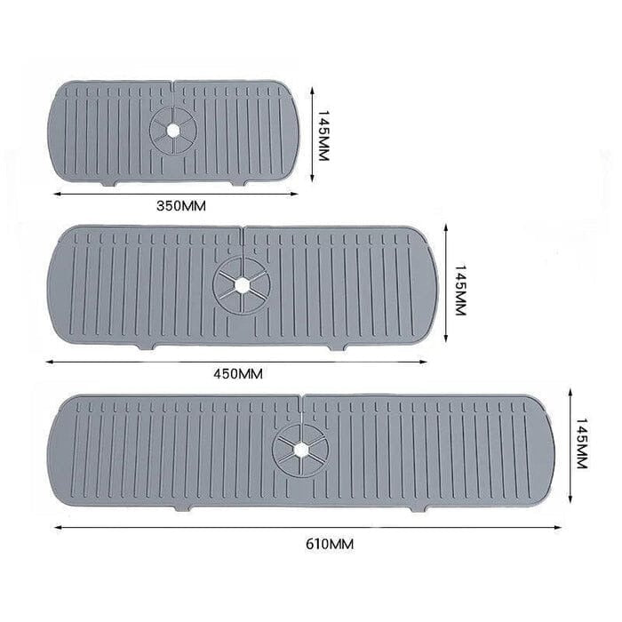 Tapete de Silicone de Drenagem para Torneira de Cozinha - SplashFree