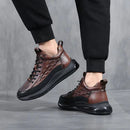 Tênis Masculino Elegance 3D de Couro