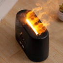 Umidificador de Ar Ultrassônico com Luz LED Chama e Aromaterapia