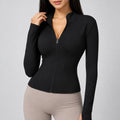 jaqueta-esportiva-feminina-gola-alta-com-ziper-modelagem-slim-manga-longa-para-treino-e-inverno-cor-01-preto