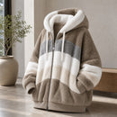 Jaqueta Feminina Oversize Pelucia Capuz Inverno 3