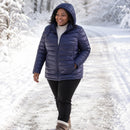 Jaqueta Puffer Feminina Plus Size - lifestyle 3