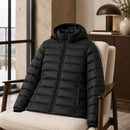 Jaqueta Puffer Feminina Impermeavel Bobojaco Touca Removivel 8