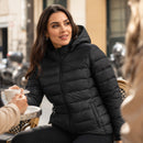 Jaqueta Puffer Feminina Impermeavel Bobojaco Touca Removivel 10