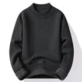 sueter-masculino-gola-alta-mock-neck-trico-liso-casual-pulover-manga-longa-para-outono-e-inverno - 4