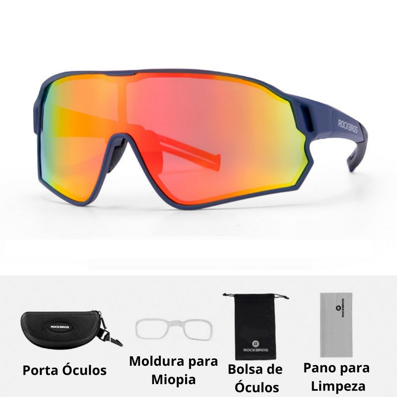 Óculos Ciclismo Lentes Fotocromáticas UV400 Masculino/Feminino RockBros