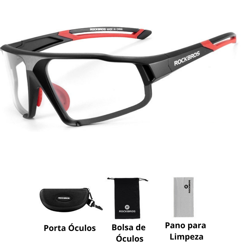 Óculos Ciclismo com Proteção UV400 Masculino/Feminino RockBros