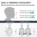 Máscara de Mergulho Snorkel com Suporte para Câmera GoPro