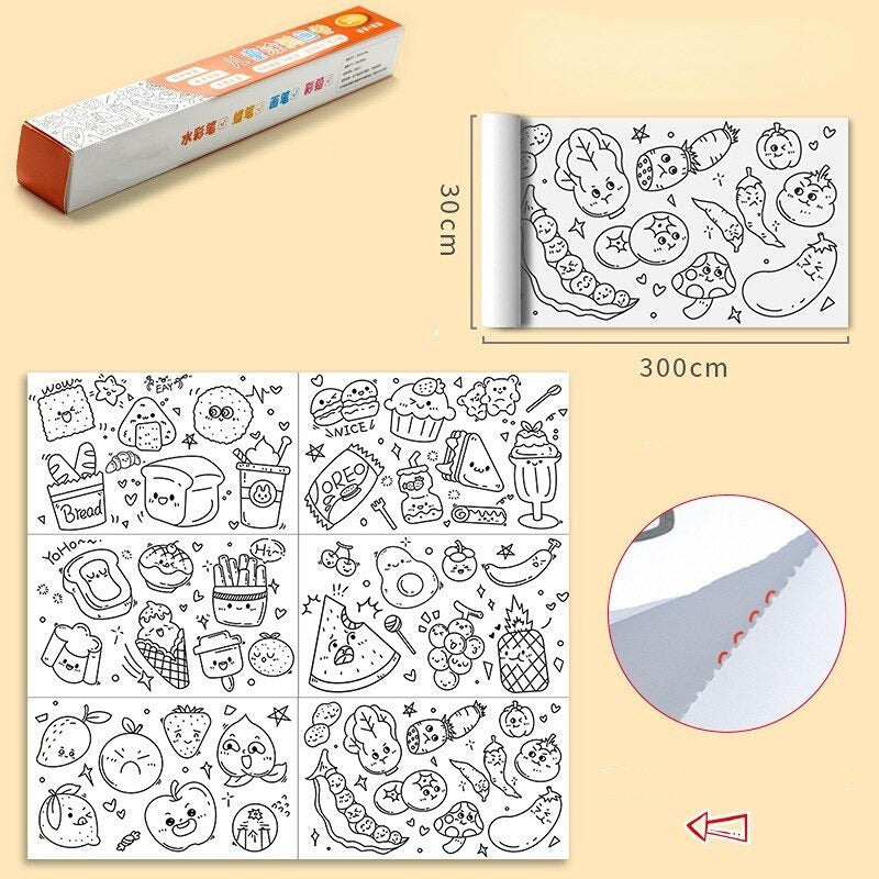 Rolo Gigante Criativo para Desenhos - Mais de 5000 Desenhos